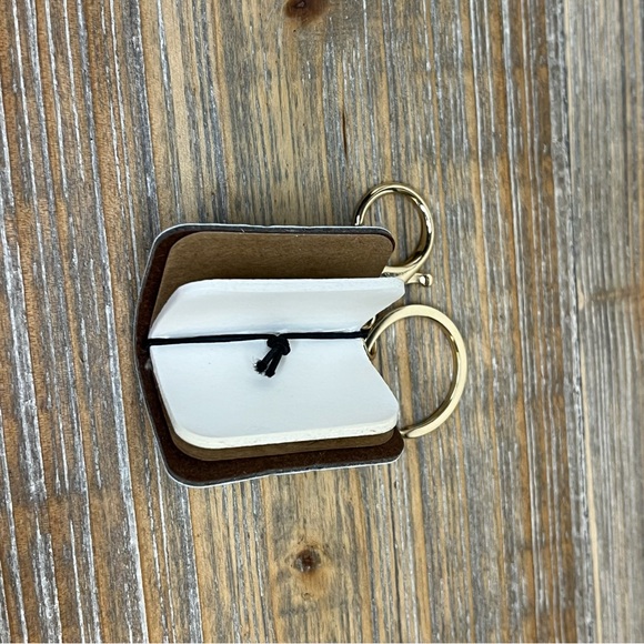 Kawaii Mini Travel Journal Notebook Keychain in Beautiful Teal - Picture 4 of 7